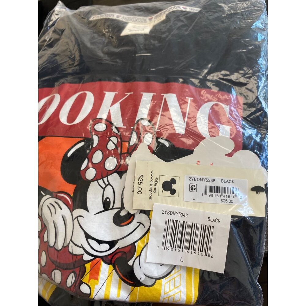Disney Adult Girls Looking Extra Fly Minnie Mouse T Shirt Black Size L NWT - Picture 7 of 7